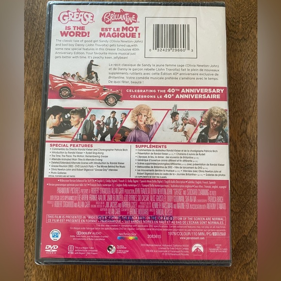 Grease DVD 40th Anniversary Edition NWOT - Picture 2 of 3
